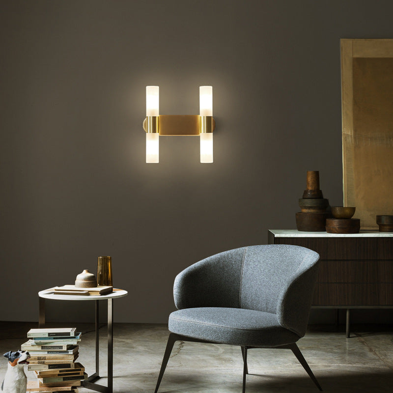 Modern LED Wall Light – Gold Finish | VELOREA