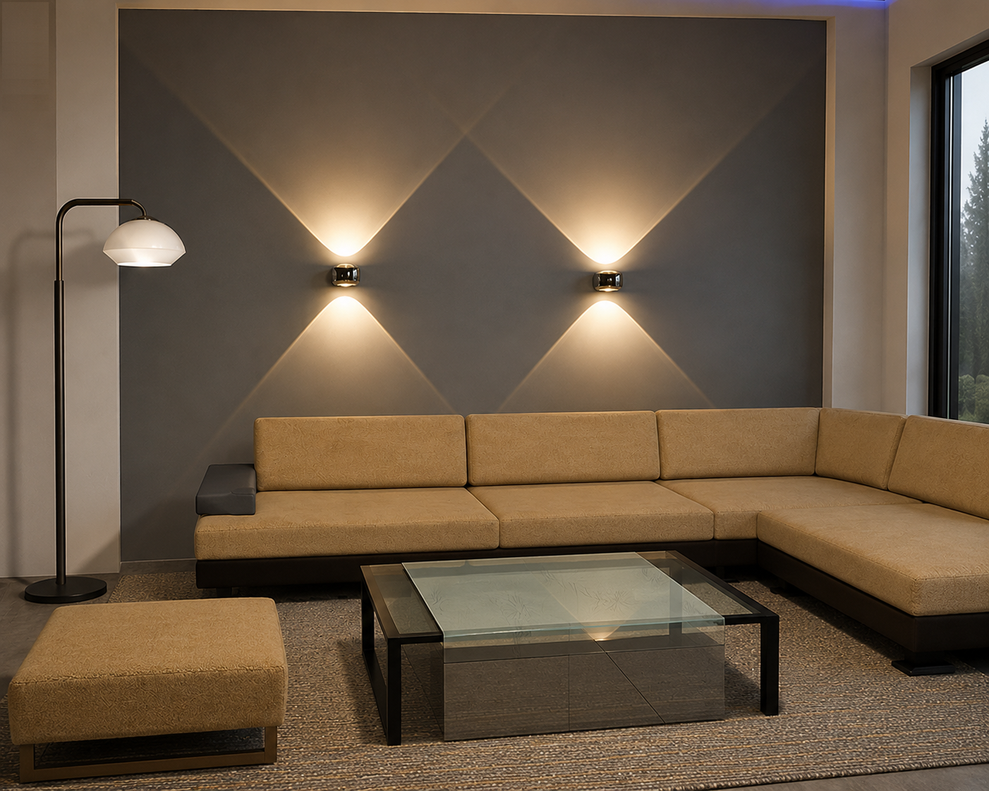 Crystal LED Wall Lamp – Luxury Living Room Light