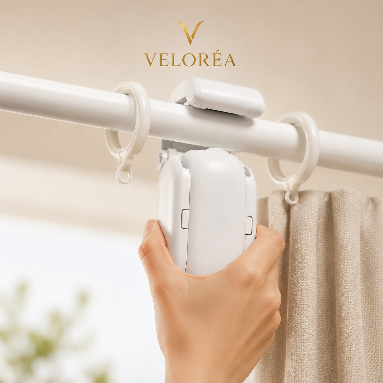 Smart Electric Curtain Robot – Automatic Curtain Opener for Rod & Track Curtains