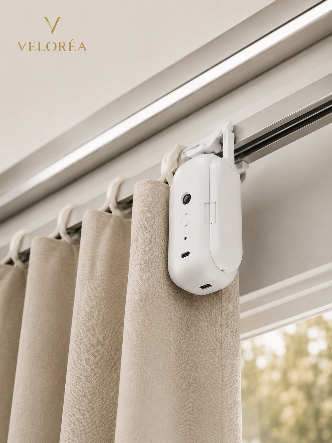 Smart Electric Curtain Robot – Automatic Curtain Opener for Rod & Track Curtains