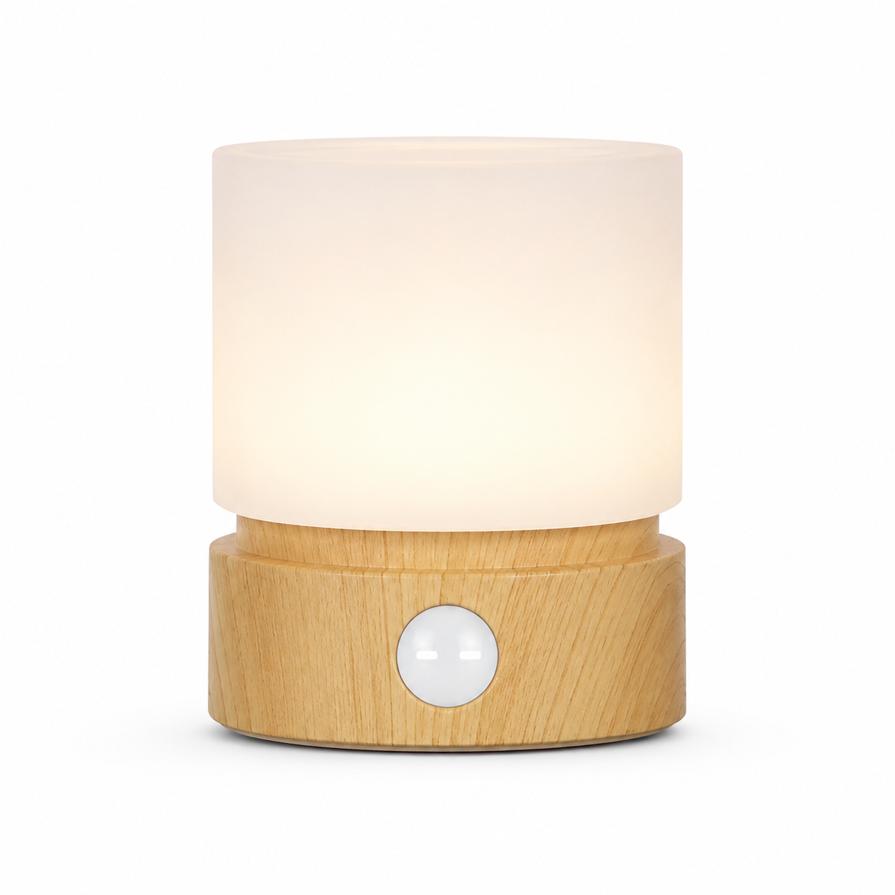 VELOREA Rechargeable Night Light with Touch Control & Smart Timer | Warm LED Bedside Lamp