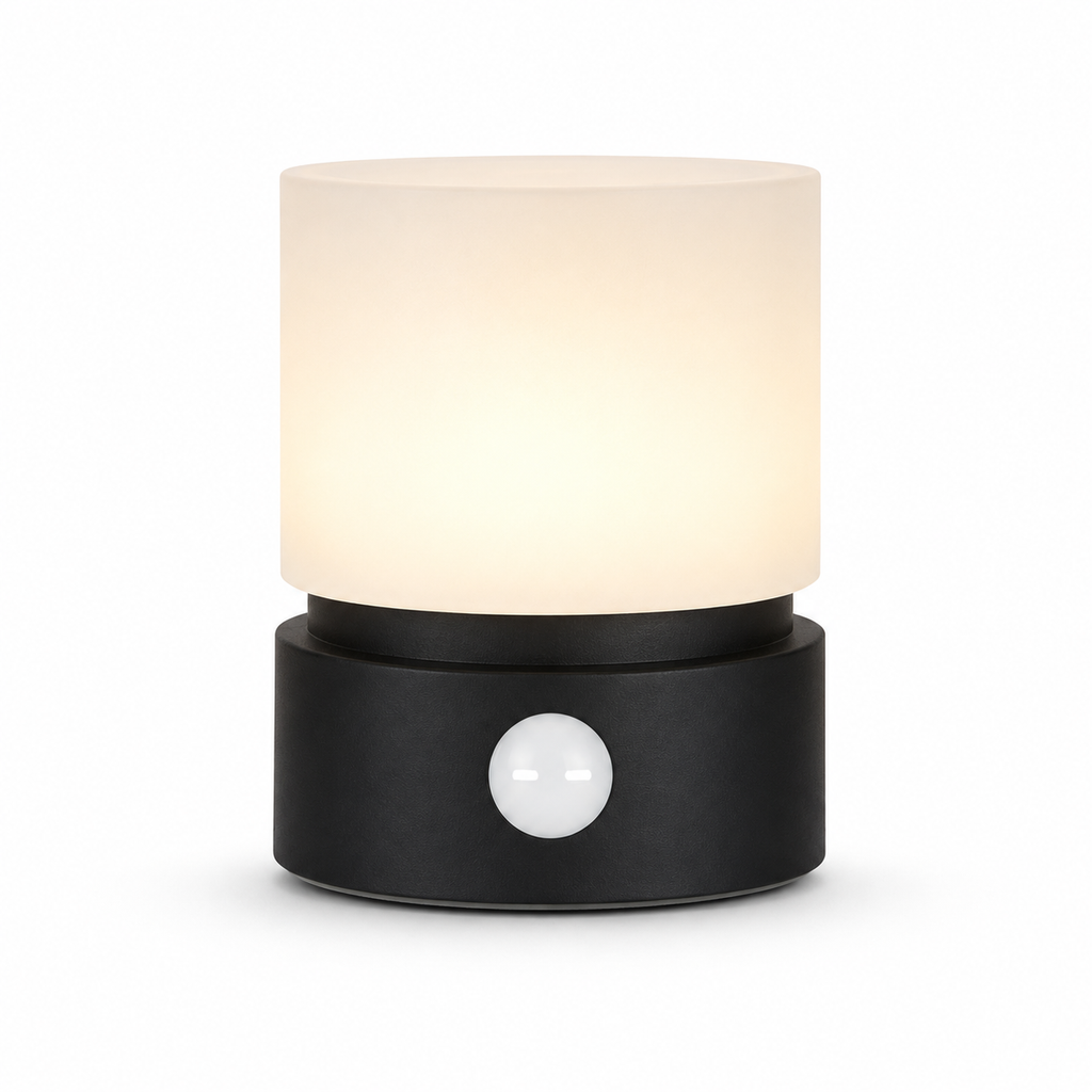 VELOREA Rechargeable Night Light with Touch Control & Smart Timer | Warm LED Bedside Lamp
