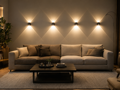 Crystal LED Wall Lamp – Luxury Living Room Light