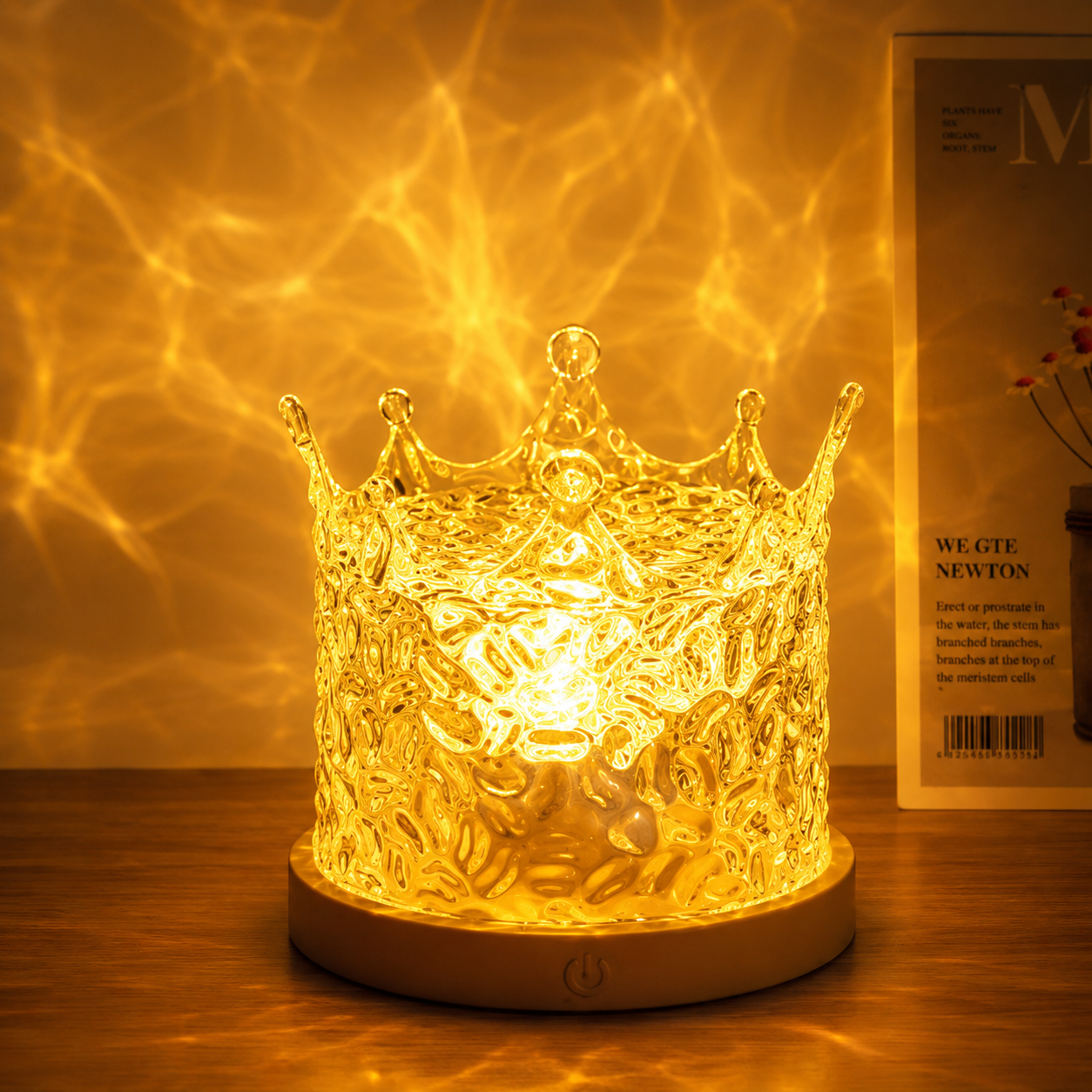 Crystal Galaxy RGB Ambient Night Light – Ocean Wave Projector